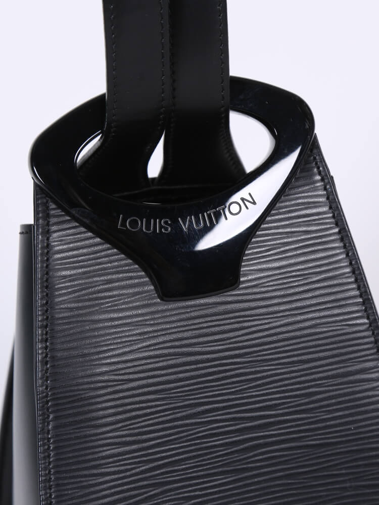 Sac Louis Vuitton Minuit en cuir épi noir