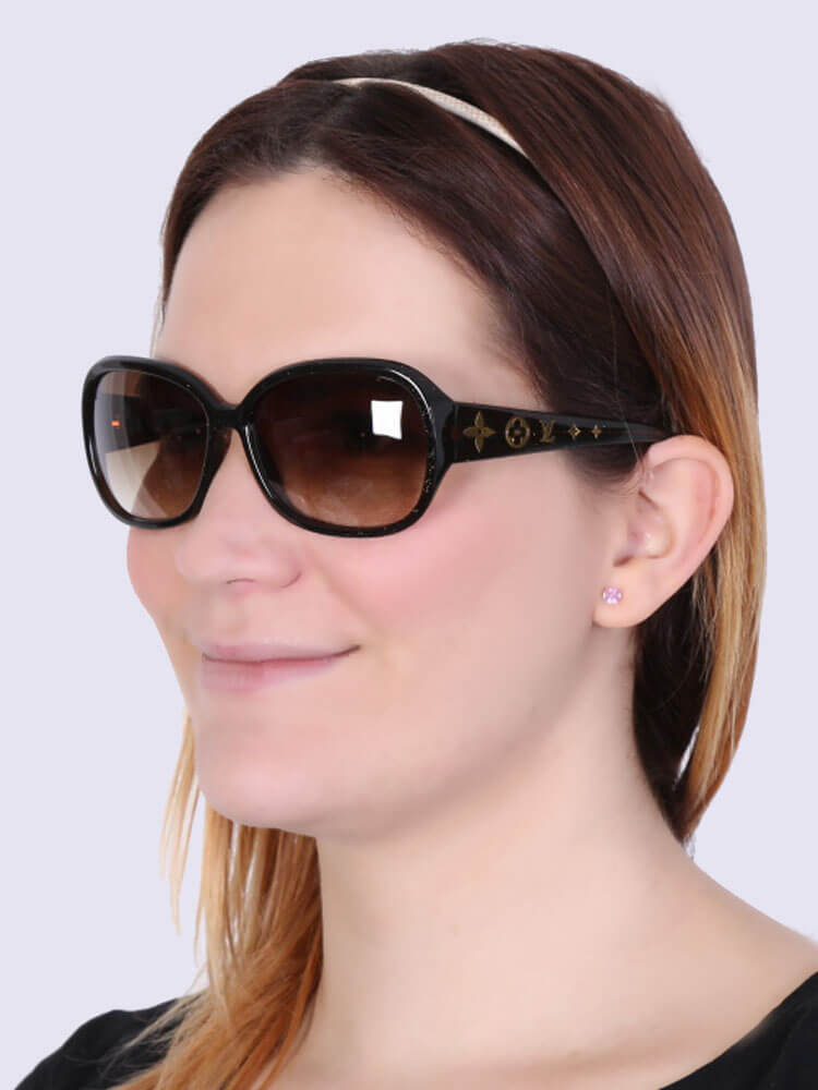 Louis Vuitton Brown Obsession GM Oversize Sunglasses