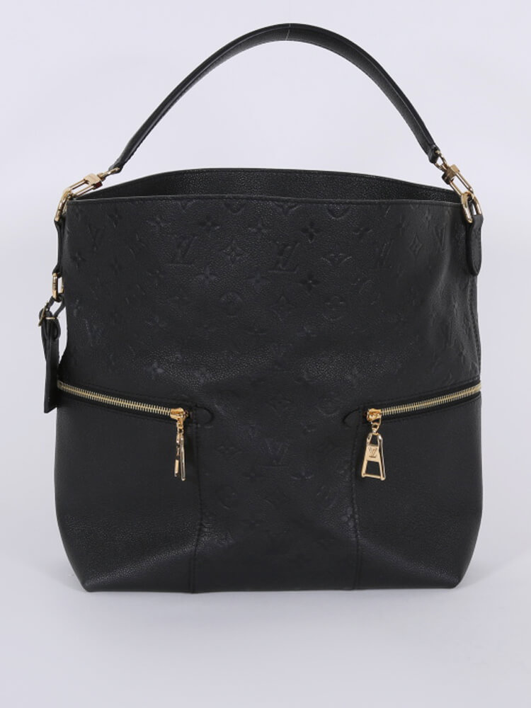 Louis Vuitton - Melie Monogram Empreinte Leather Black