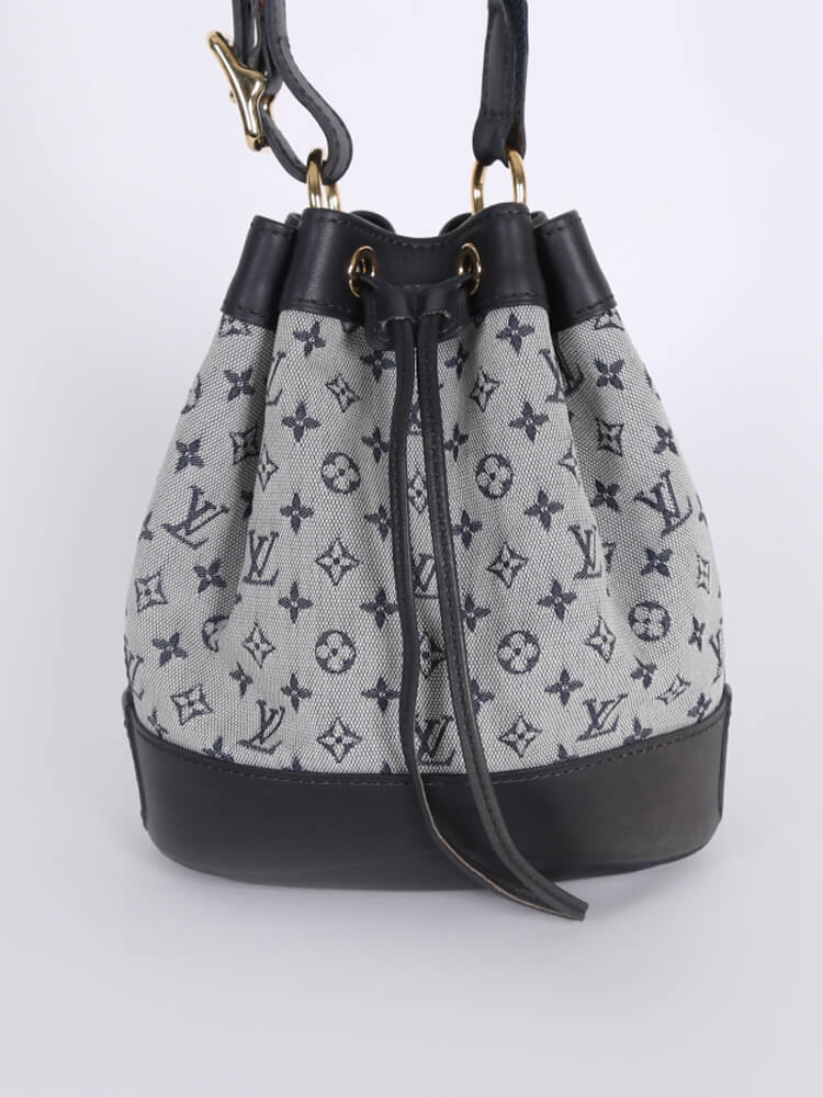 Louis Vuitton Burgundy Monogram Canvas Mini Lin Noelie Bucket Bag