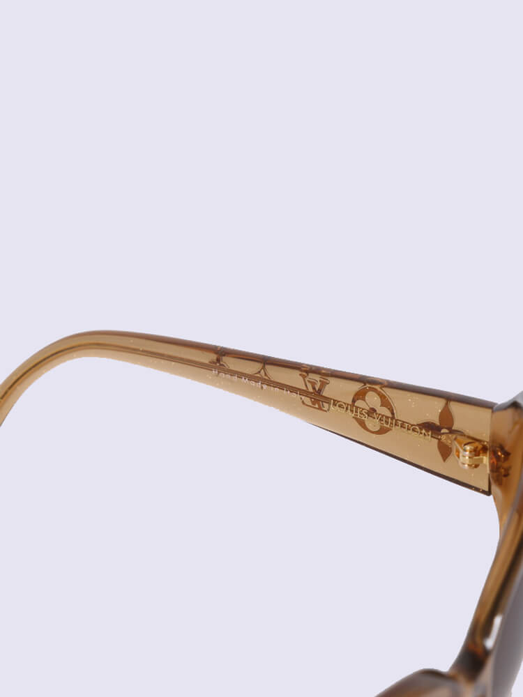 Louis Vuitton - Obsession GM Glitter Acetate Sunglasses Gold | www 