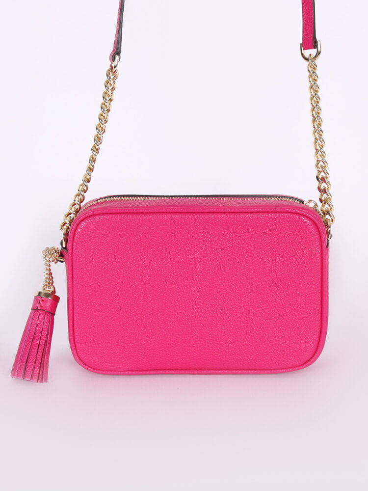 Indrømme partner Ved en fejltagelse Michael Kors - Ginny Leather Crossbody Bag Ultra Pink | www.luxurybags.eu