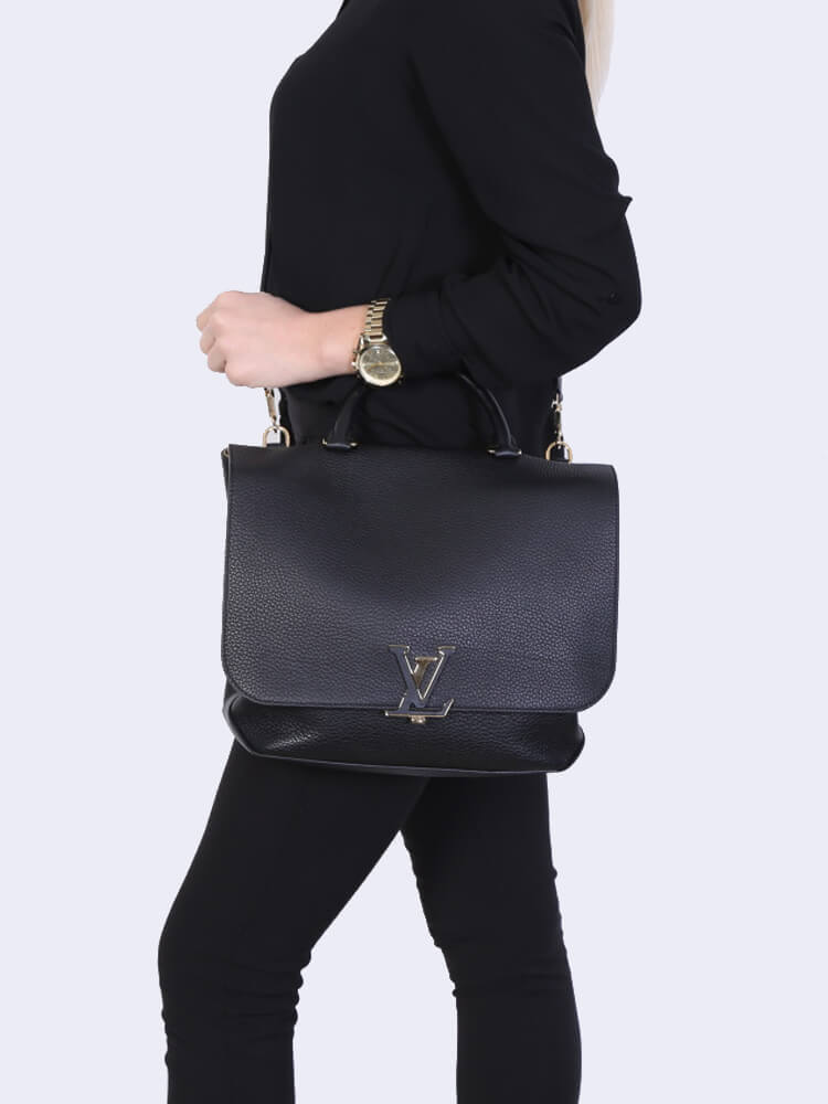 Volta leather handbag Louis Vuitton Black in Leather - 30715318