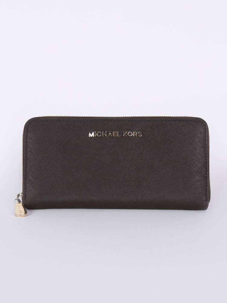 michael kors wallet jet set continental brown