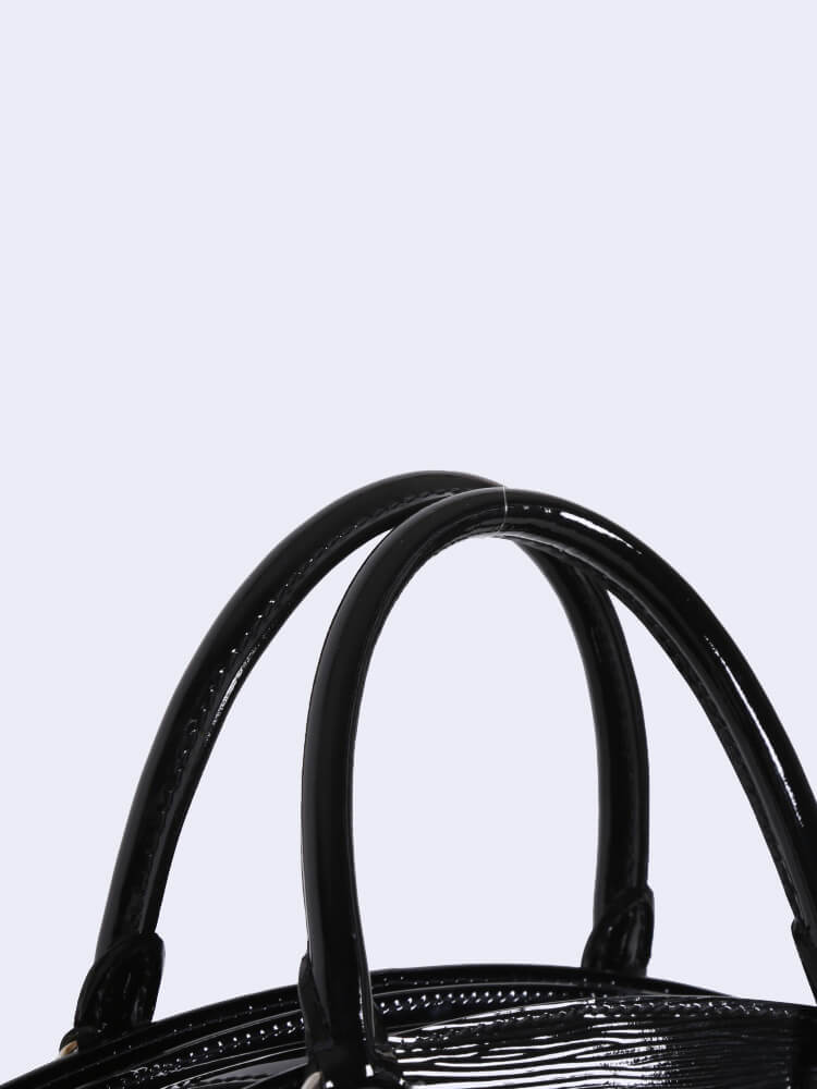 Louis Vuitton Electric Pont Neuf PM EPI Leather Satchel Bag Prune