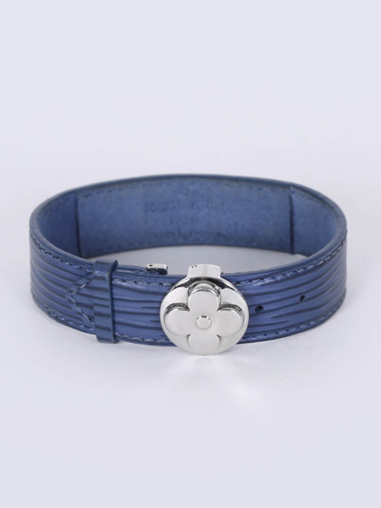 Louis Vuitton - Cyber Epi Leather Millennium Wish Bracelet Myrtille