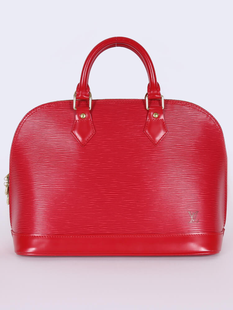 Louis Vuitton Alma PM Epi Leather Castilian Red www.luxurybags.eu