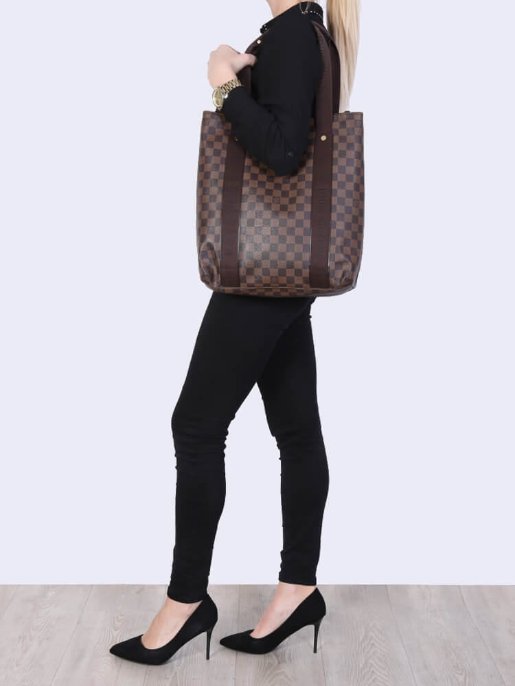 Louis Vuitton - Cabas Beaubourg Damier Ebene Canvas