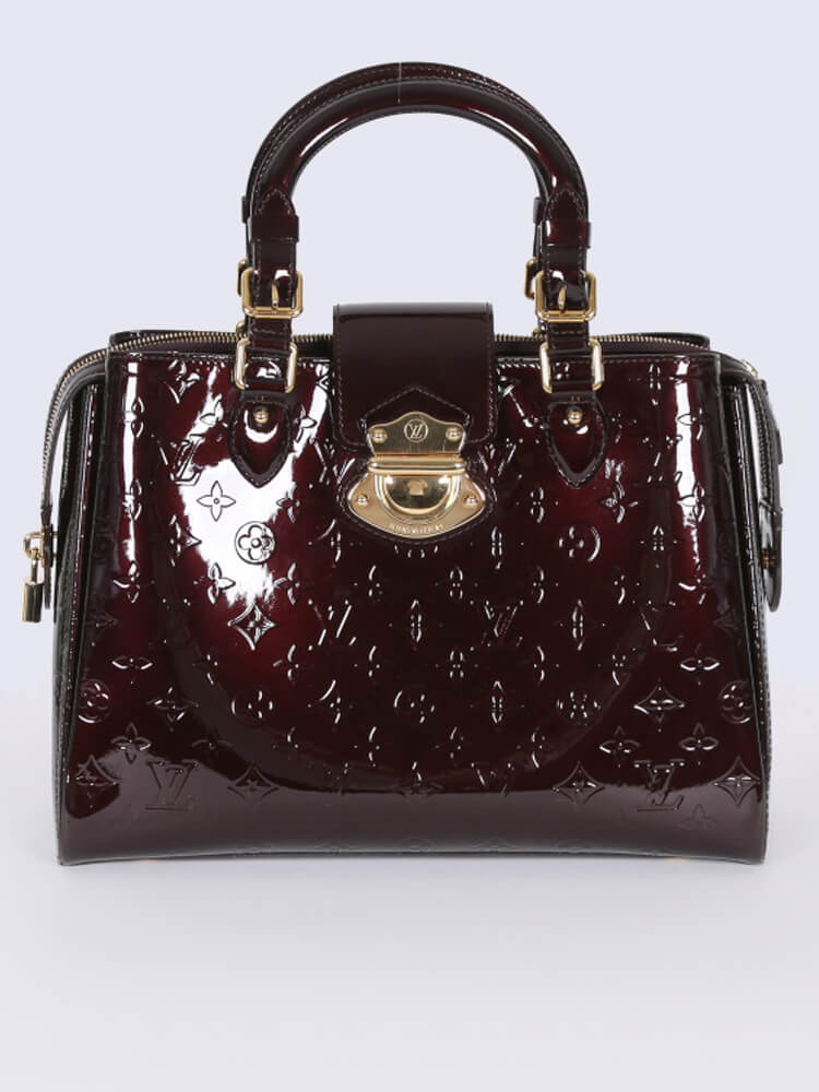 Louis Vuitton Melrose Avenue Bag in Amarante Vernis