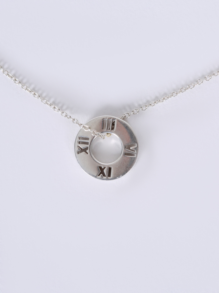 Tiffany atlas necklace silver deals