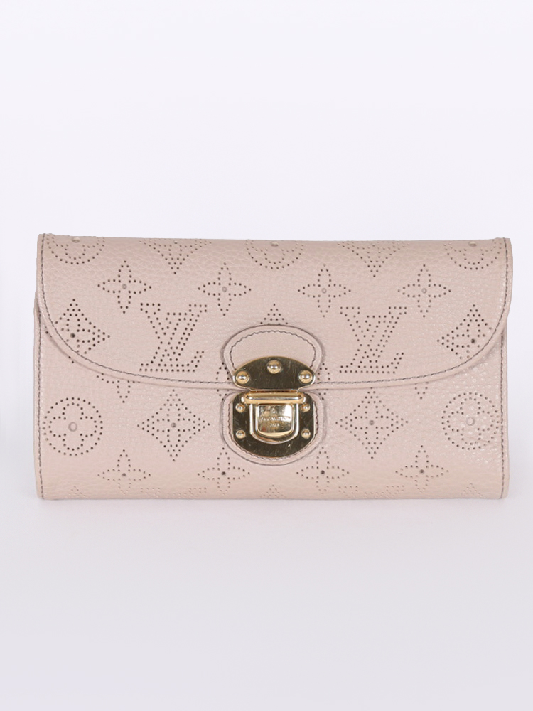 Louis Vuitton - Amelia Mahina Leather Wallet Sable