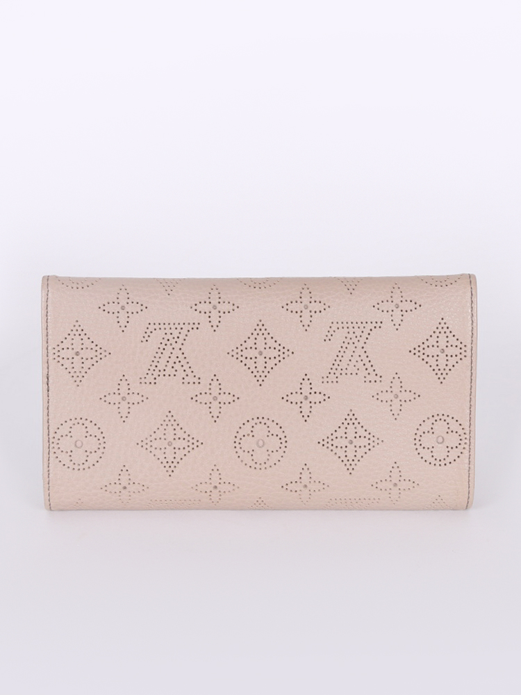 Louis Vuitton - Amelia Mahina Leather Wallet Sable