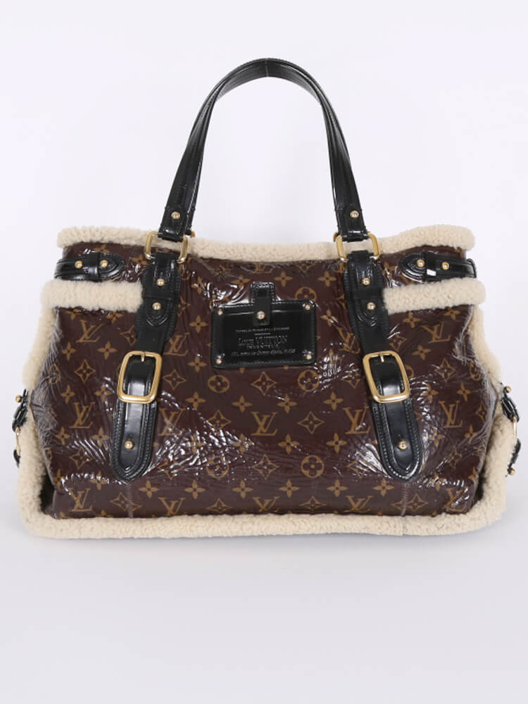 Shearling handbag Louis Vuitton Black in Shearling - 10983504