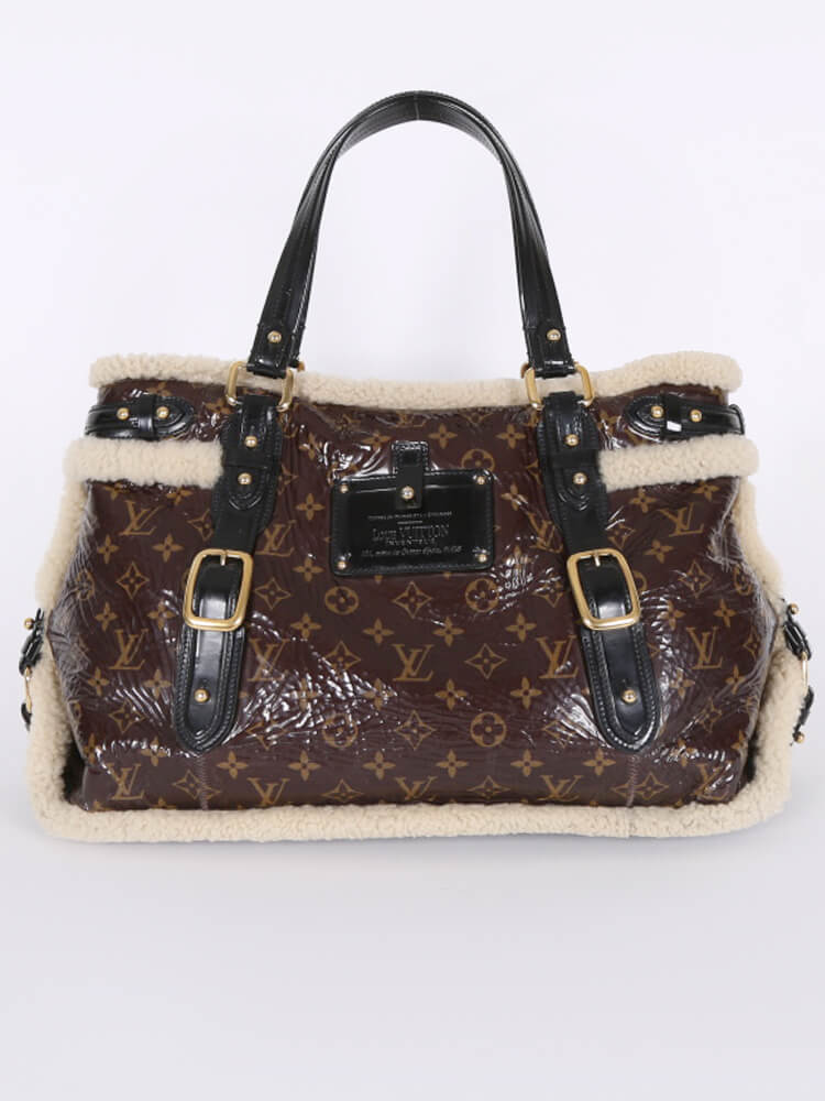 louis vuitton shearling bag