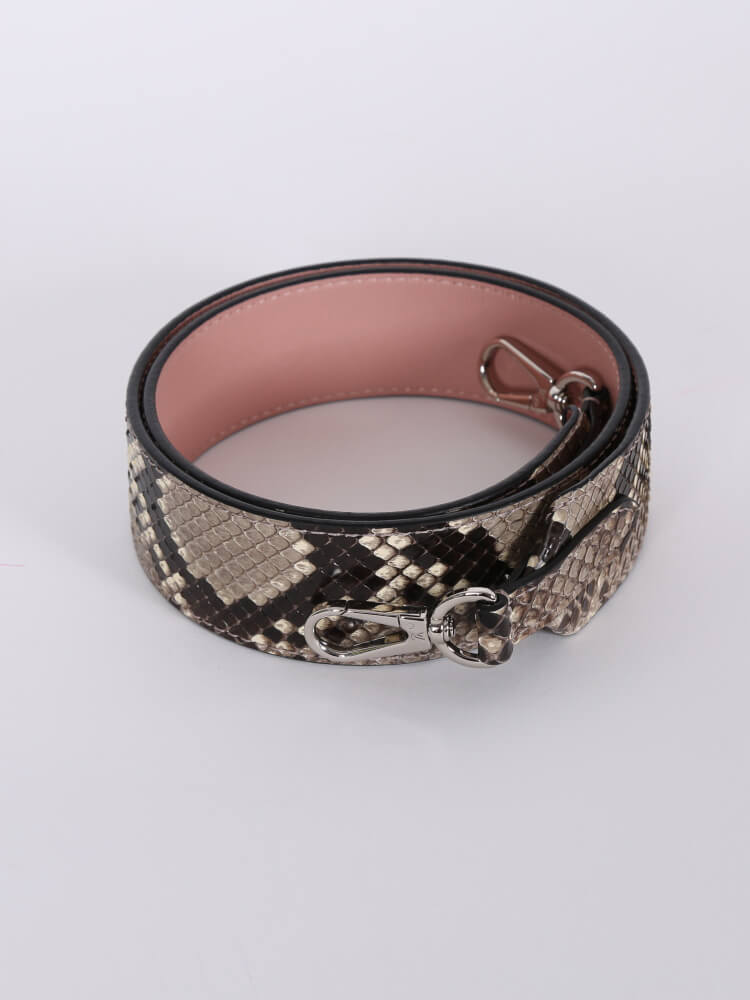 Louis Vuitton - Adjustable Shoulder Strap Python Leather Brown