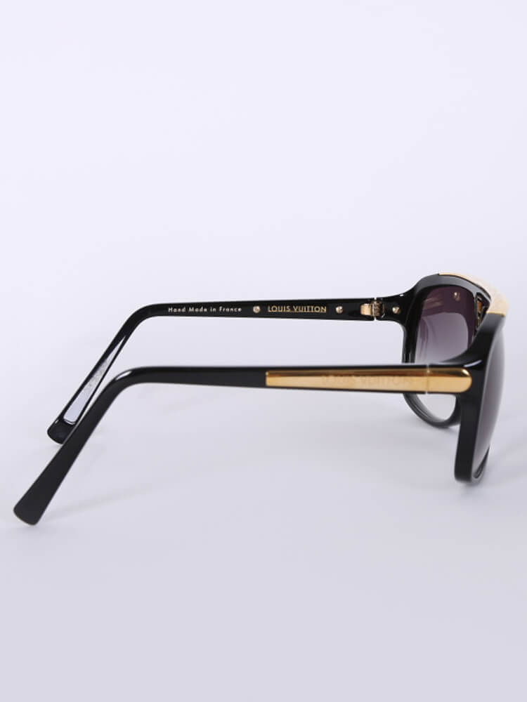 Ideel Uddrag tabe Louis Vuitton - Evidence Sunglasses Black | www.luxurybags.eu