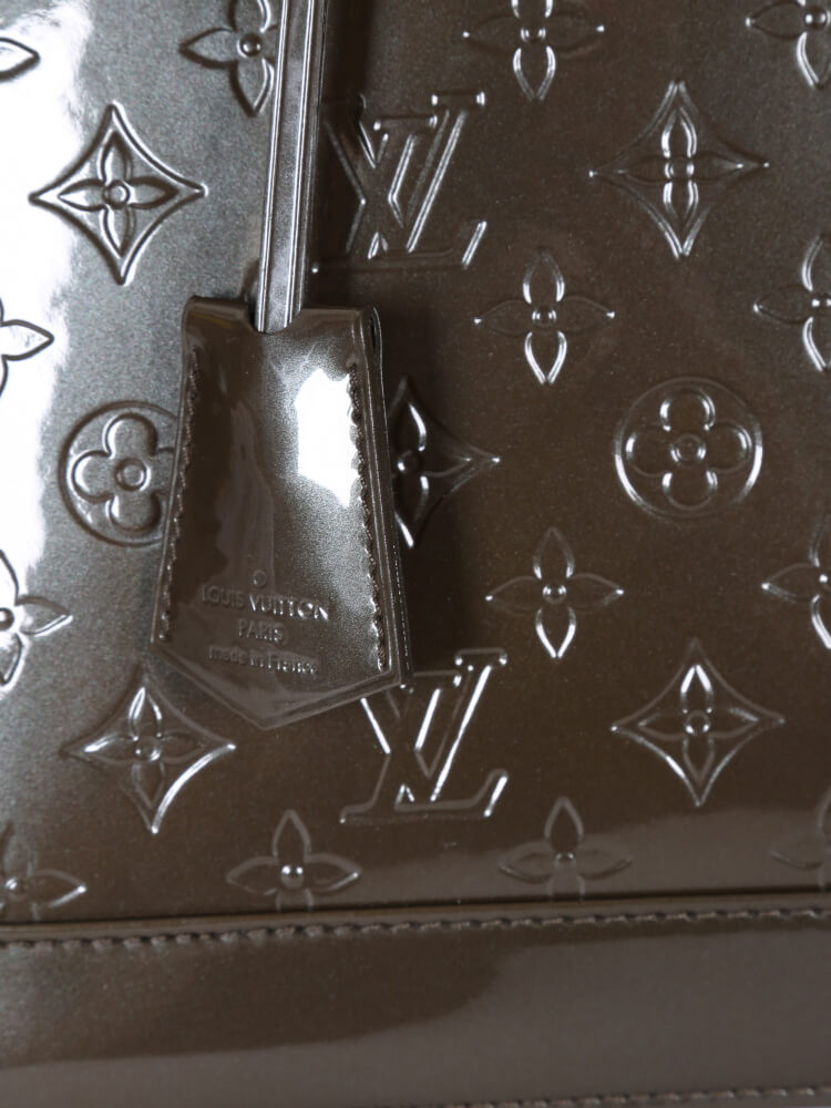 Louis Vuitton Vert Bronze Monogram Vernis Leather Alma GM Bag Louis Vuitton