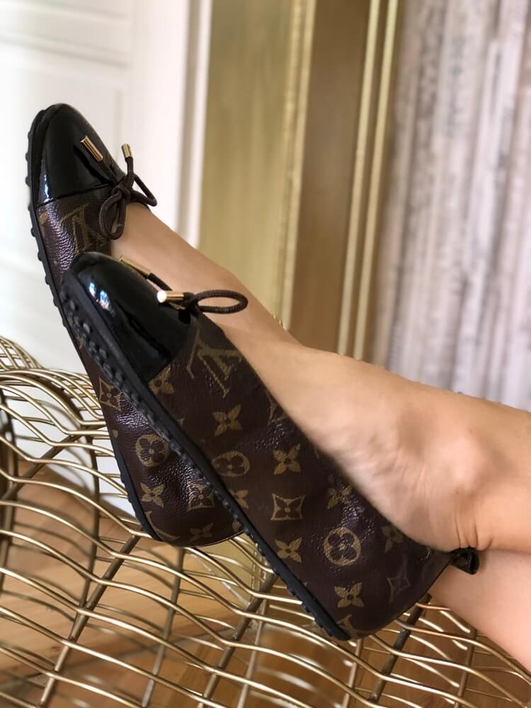 Louis Vuitton Monogram Canvas Flirty Ballerina Flats - Size 6 / 36