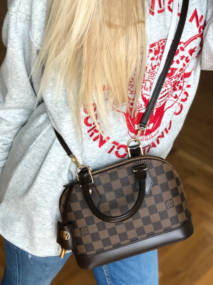 Bortset Pudsigt Kritisk Louis Vuitton - Alma BB Damier Ebene Canvas | www.luxurybags.eu