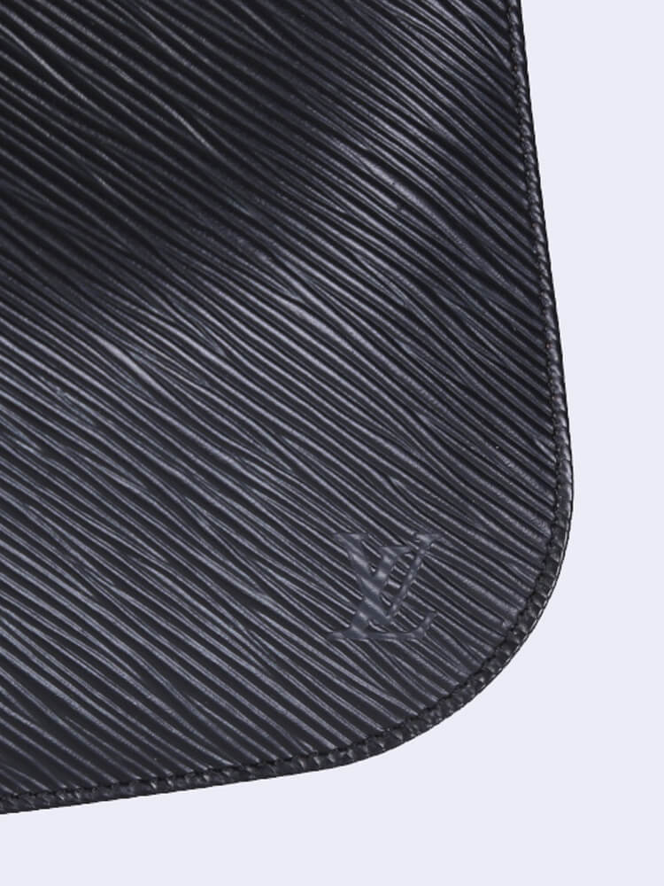 Louis Vuitton Black Epi Leather Small Demi Lune Portefeuille Coin Purse  860955