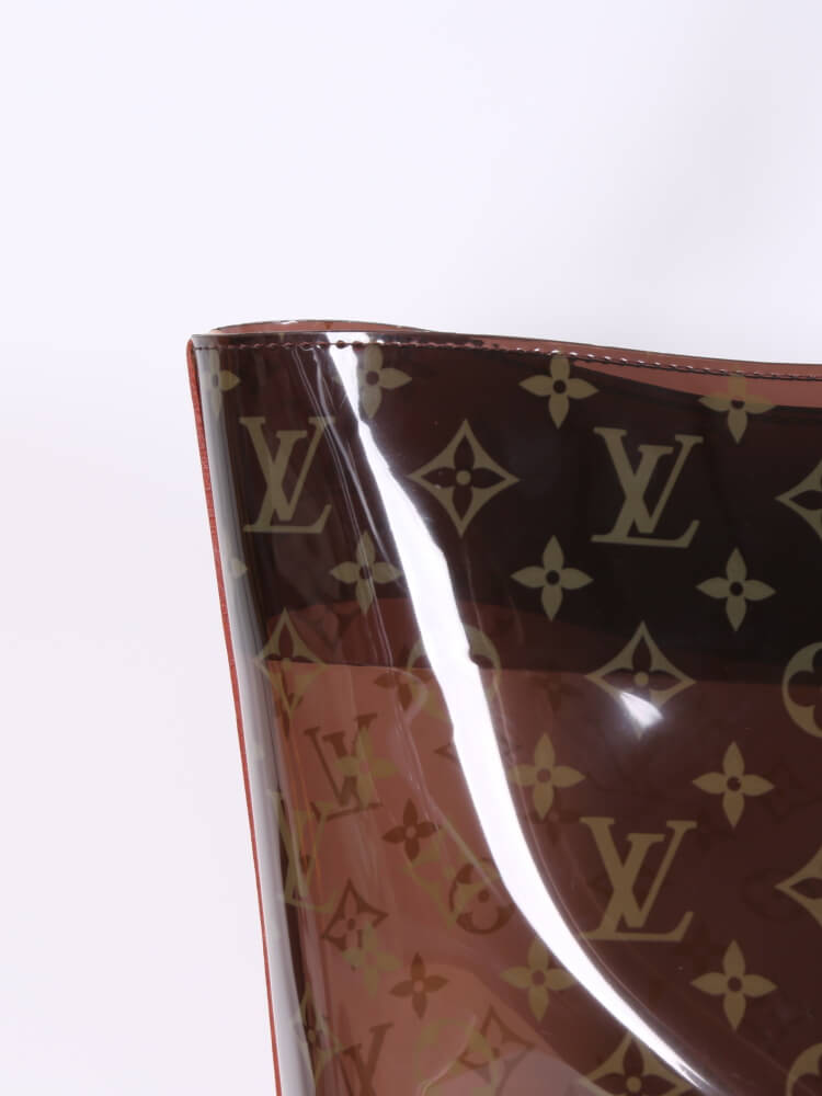 Louis Vuitton, Bags, Louis Vuitton Monogram Vinyl Cabas Amble Mm Tote Bag  Brown M925 Lv Auth Th3735