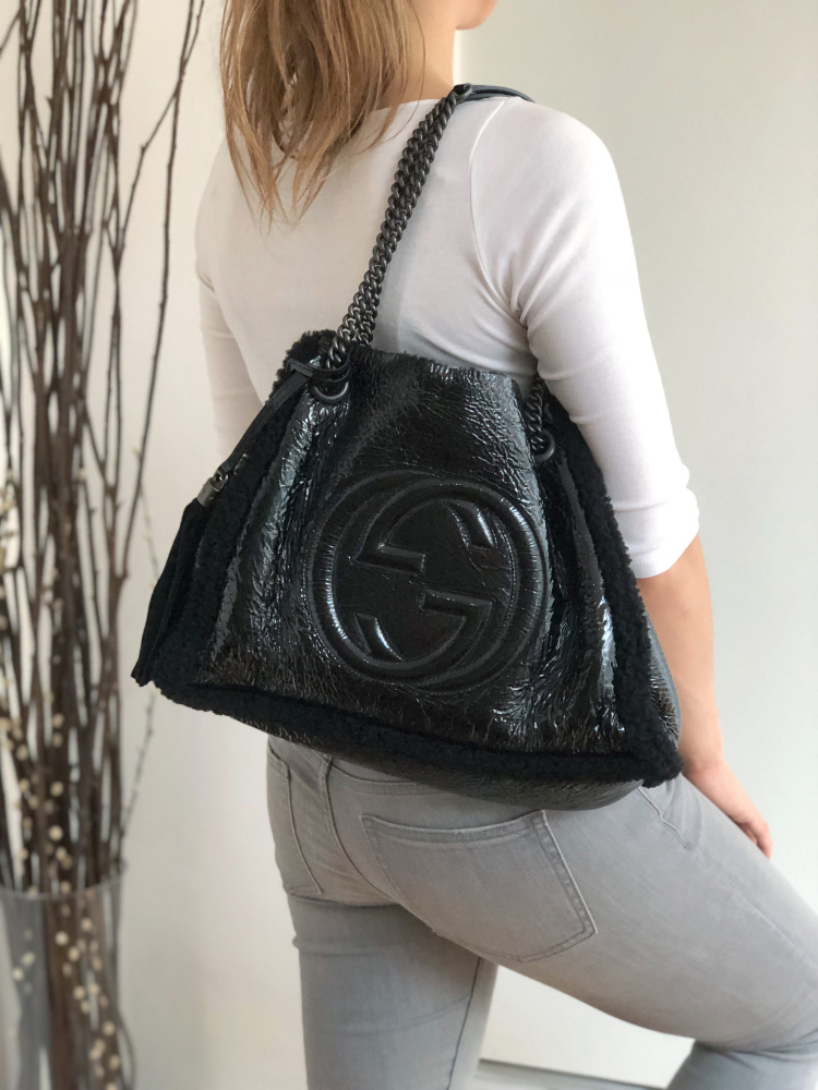 Soho gucci bag black deals