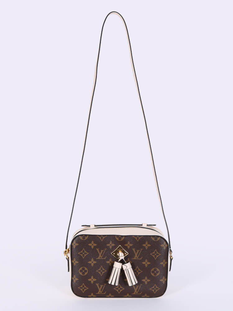 Louis Vuitton - Saintonge Monogram Canvas Camera Bag Cream