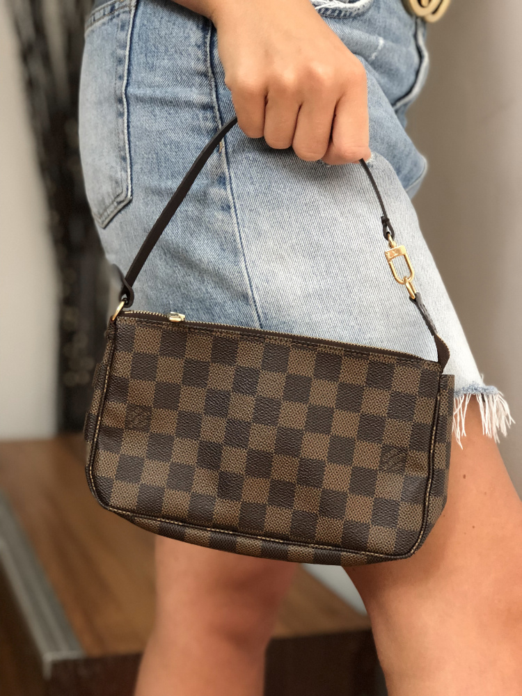 LOUIS VUITTON Damier Ebene Pochette Accessories NM 70971