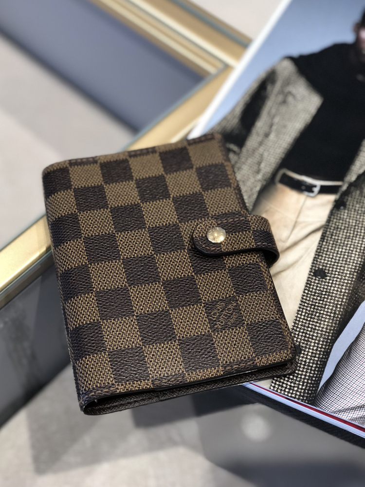 Louis Vuitton Agenda PM Damier Ebene Canvas www.luxurybags.eu