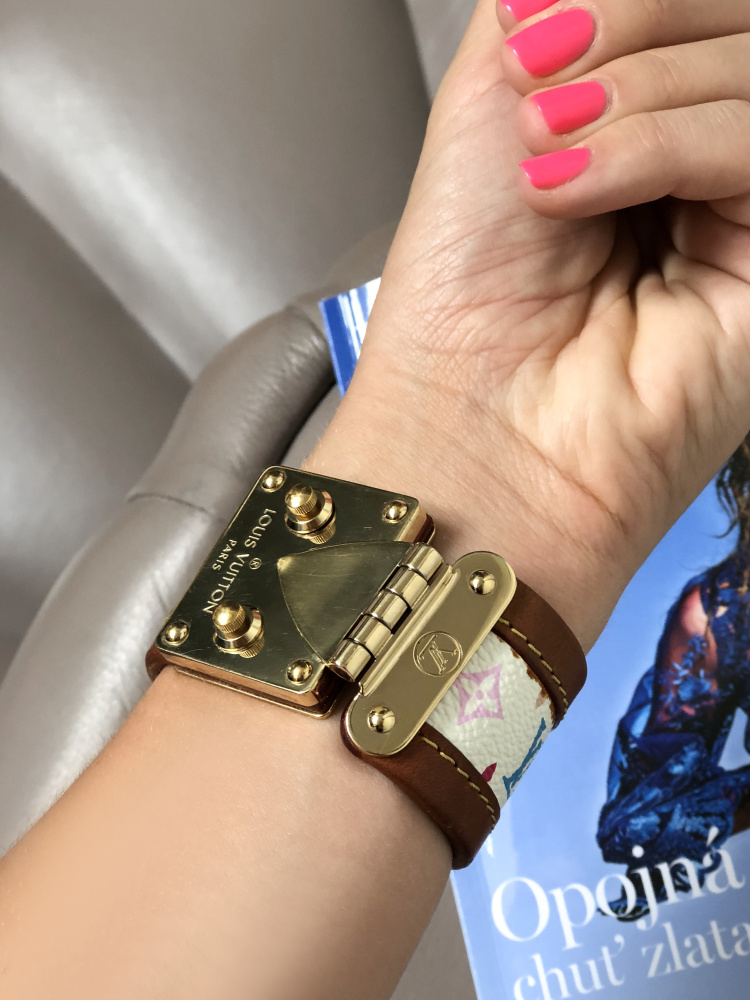 Louis Vuitton - S Lock Multicolore Canvas Bracelet S