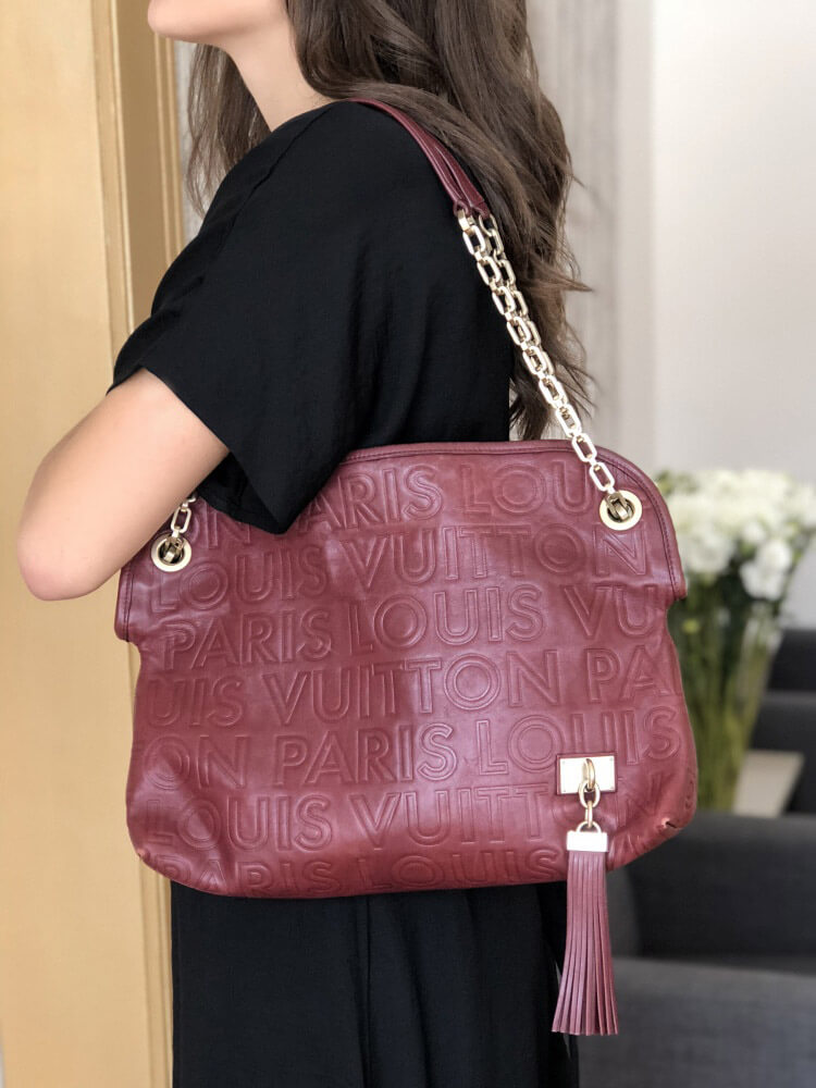 Louis Vuitton Paris Souple Wish Bag Leather at 1stDibs  louis vuitton  paris souple wish handbag in burgundy embossed leather, wish louis vuitton,  lv automne hiver 2008