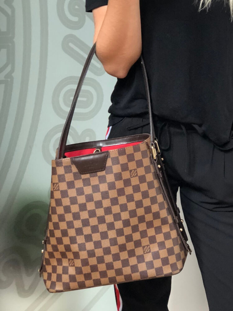 Louis Vuitton Damier Ebene Cabas Rivington Shoulder Bag - LV Canada