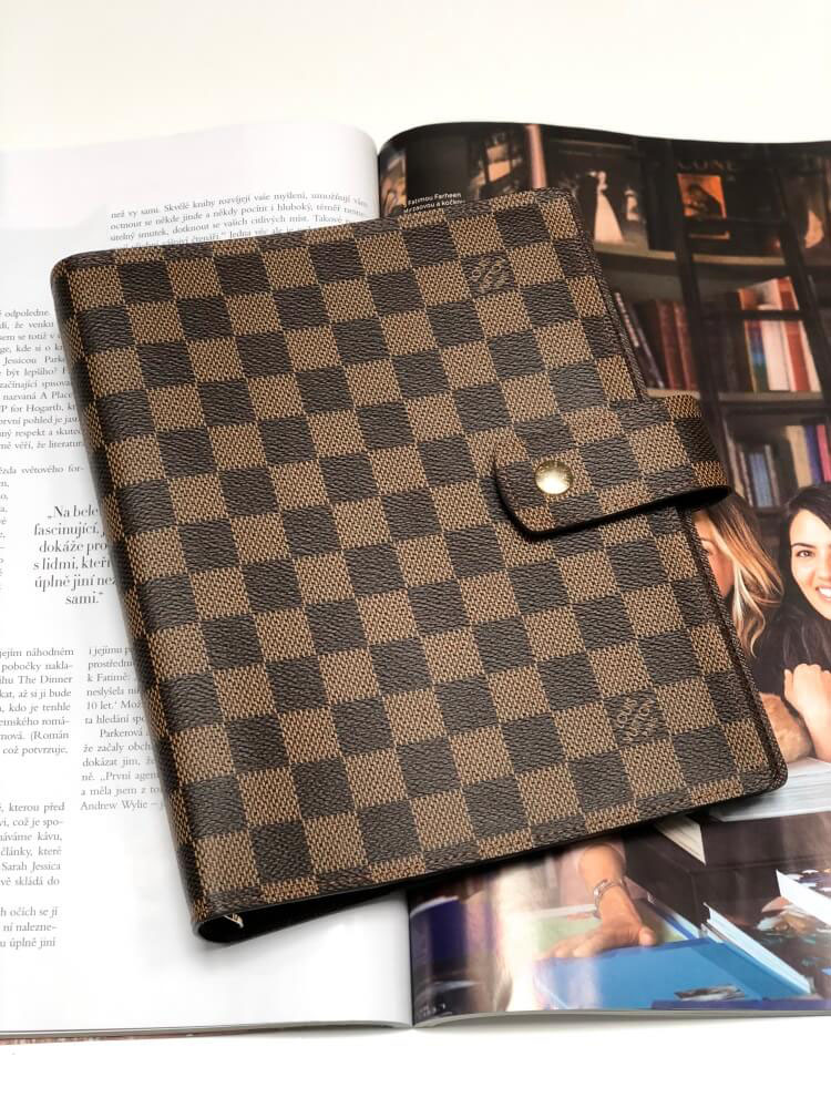 Louis Vuitton - Agenda GM Damier Ebene Canvas