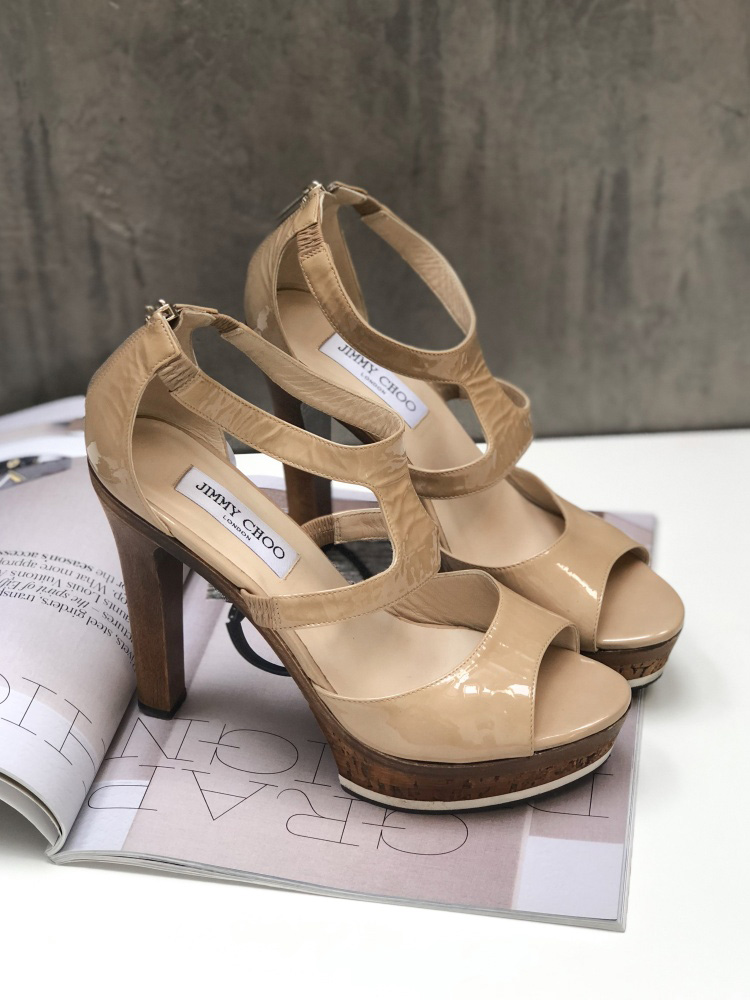 Wooden platform heel sandals sale