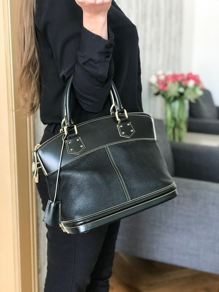 Louis Vuitton Suhali Lockit PM Dome Bag