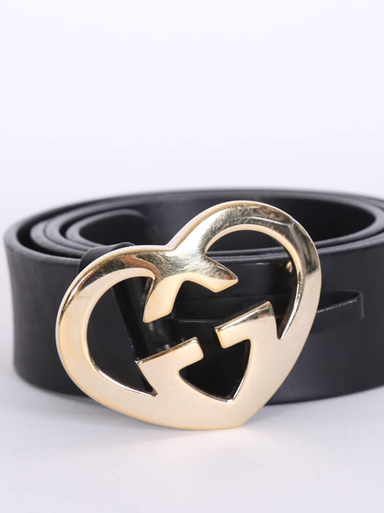 Heart online gucci belt