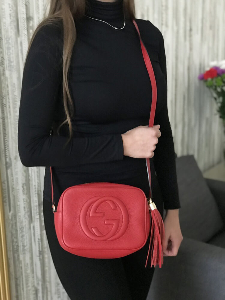 Gucci Disco Bag in Red