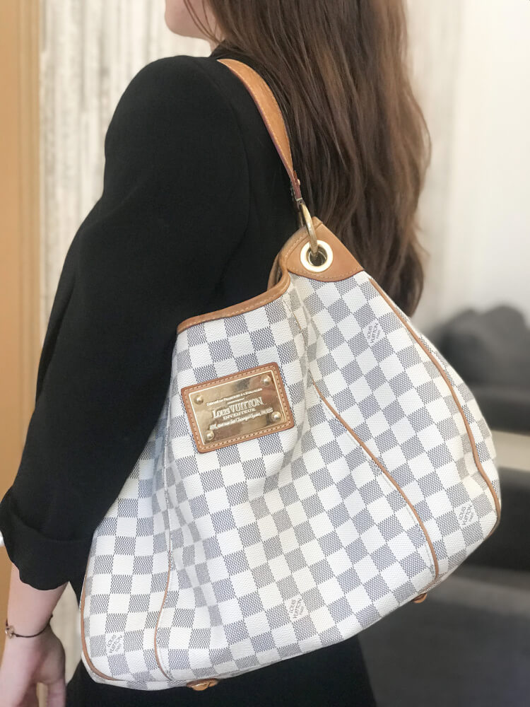 louis vuitton damier azur galliera pm