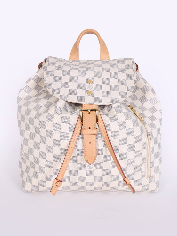 Louis Vuitton Vintage - Damier Azur Sperone Backpack - White - Leather  Backpack - Luxury High Quality - Avvenice