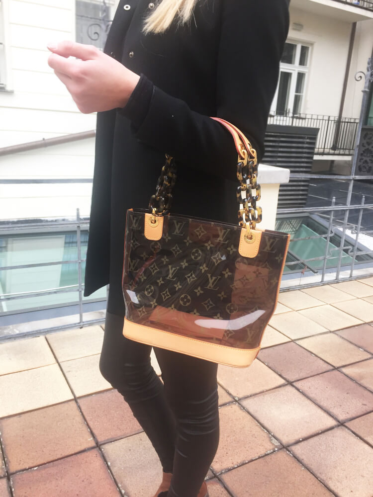 Louis Vuitton Ambre Sac Cabas Monogram Vinyl PM