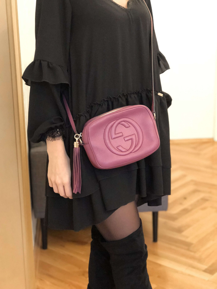 gucci soho disco strap length