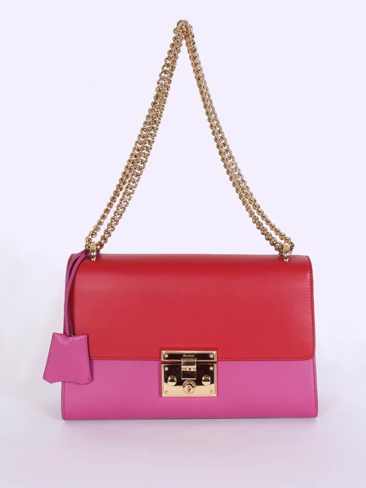 Gucci padlock medium red cheap