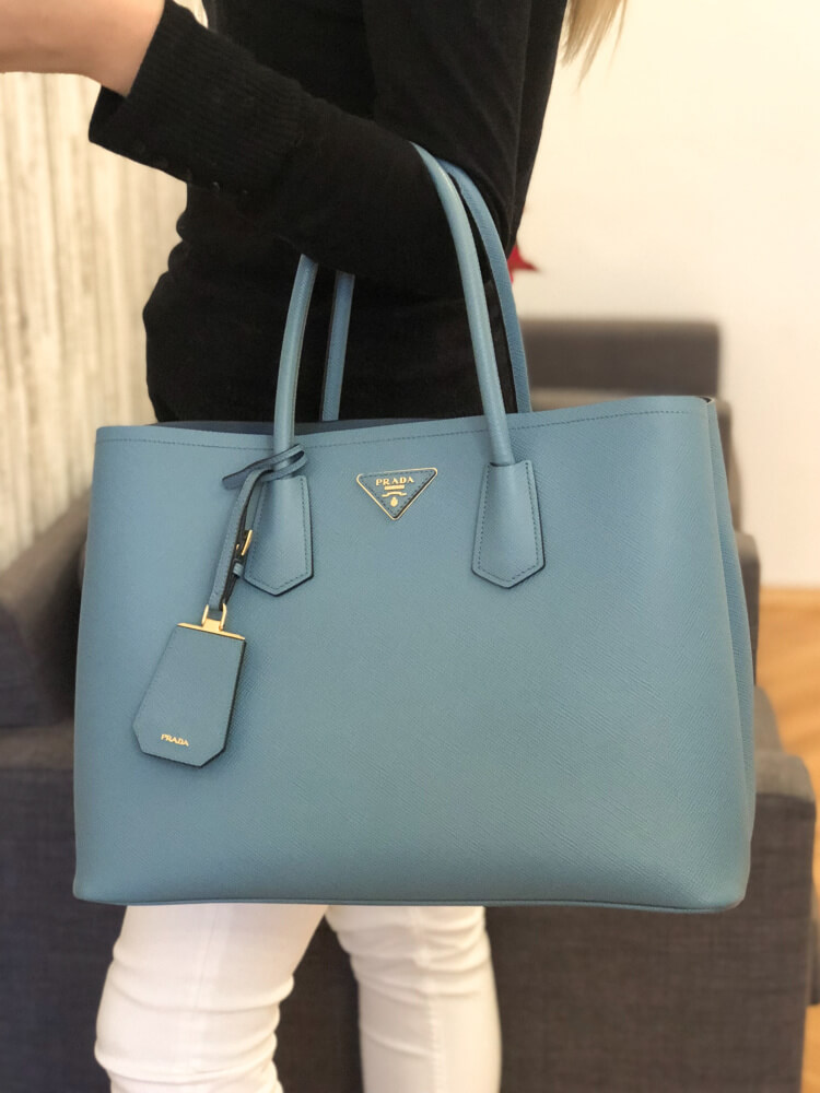 prada double bag large