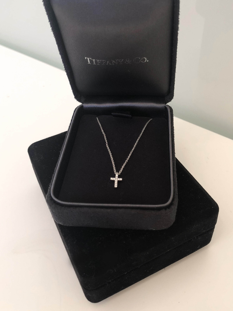 Tiffany & Co. 925 Sterling Silver Peretti Cross Necklace | Tiffany & Co. |  Buy at TrueFacet