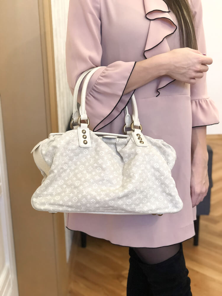 Louis Vuitton Trapeze GM Mini Lin Dune www.luxurybags.eu