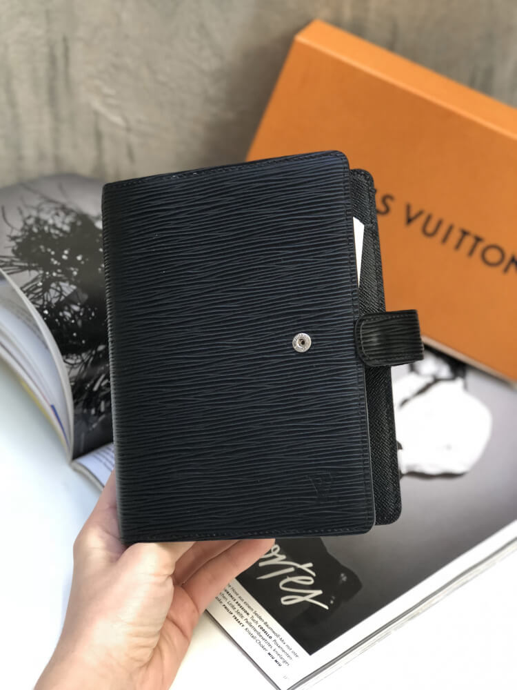 Louis Vuitton Black Epi Mini Agenda - modaselle