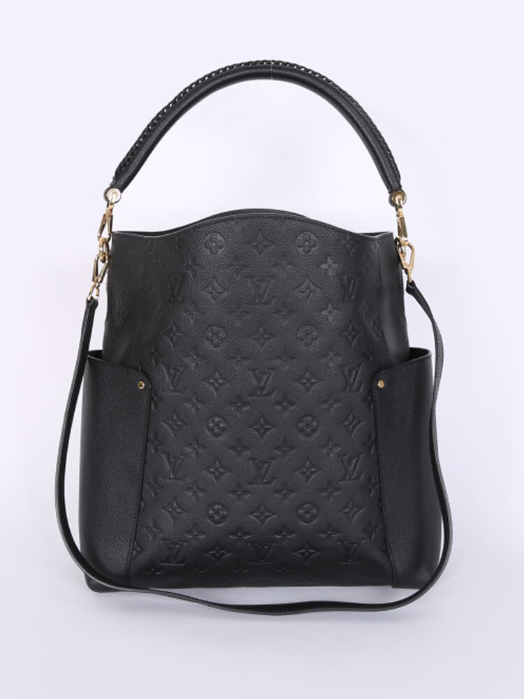 Louis Vuitton Noir Empreinte Leather Bagatelle