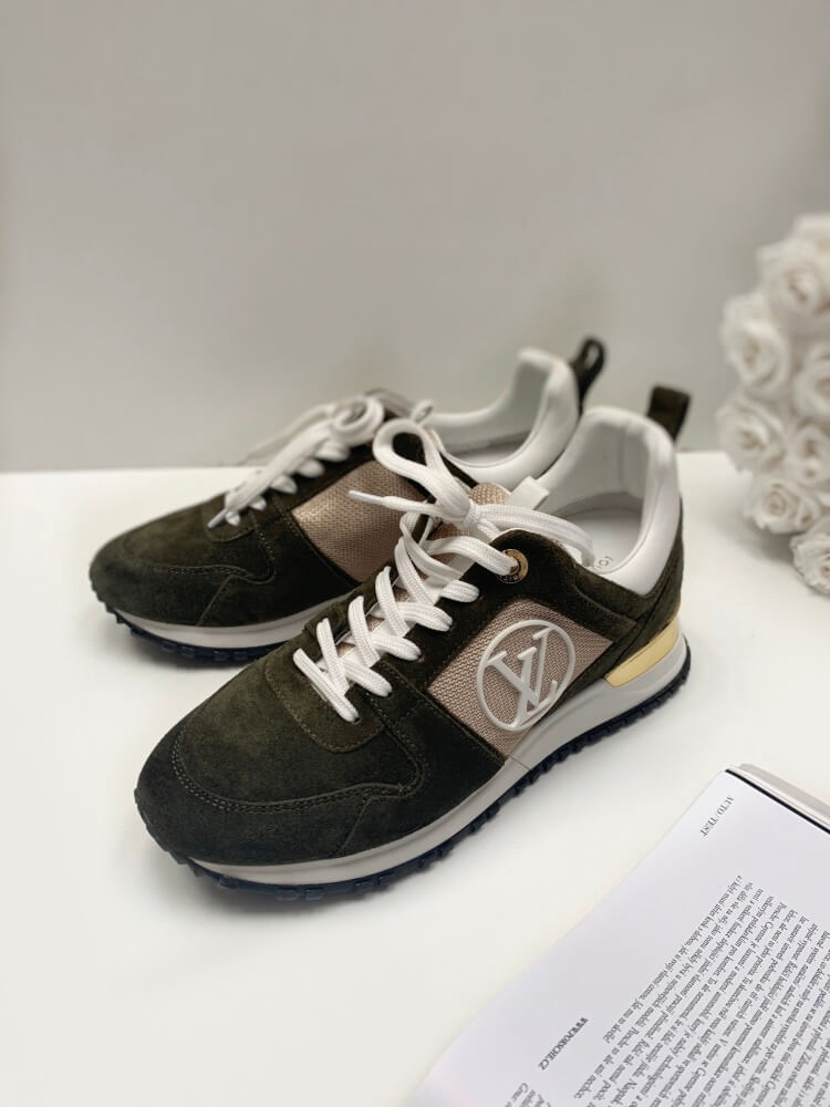 Louis Vuitton suede Run Away sneaker(7.5) — REBOUND JUNKIE