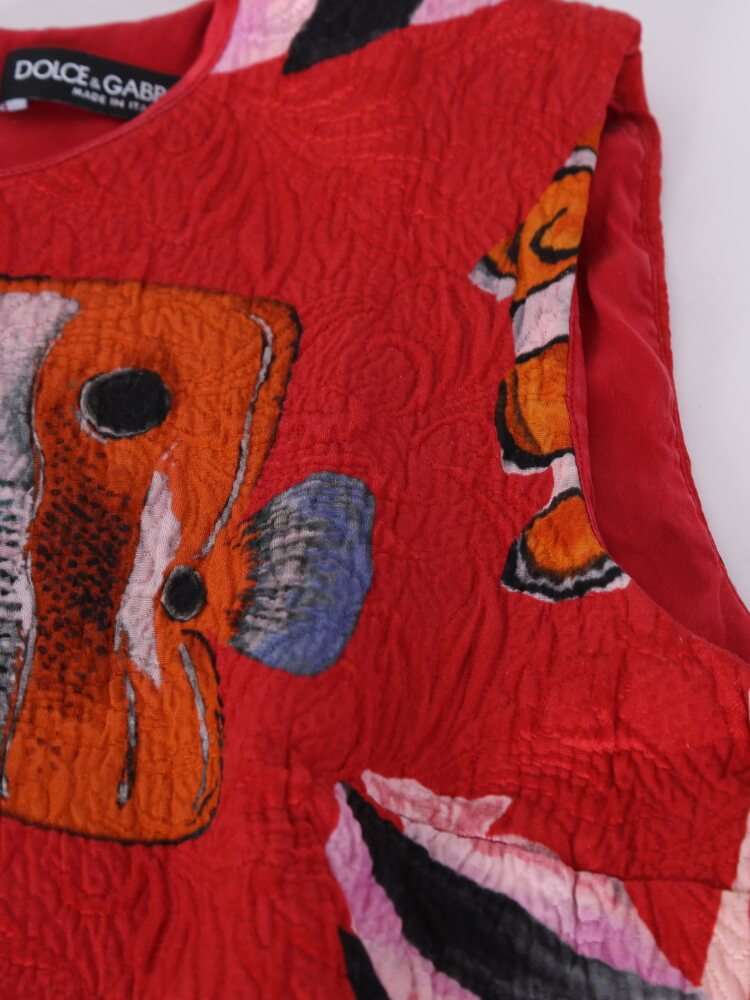 Dolce gabbana fish dress shop