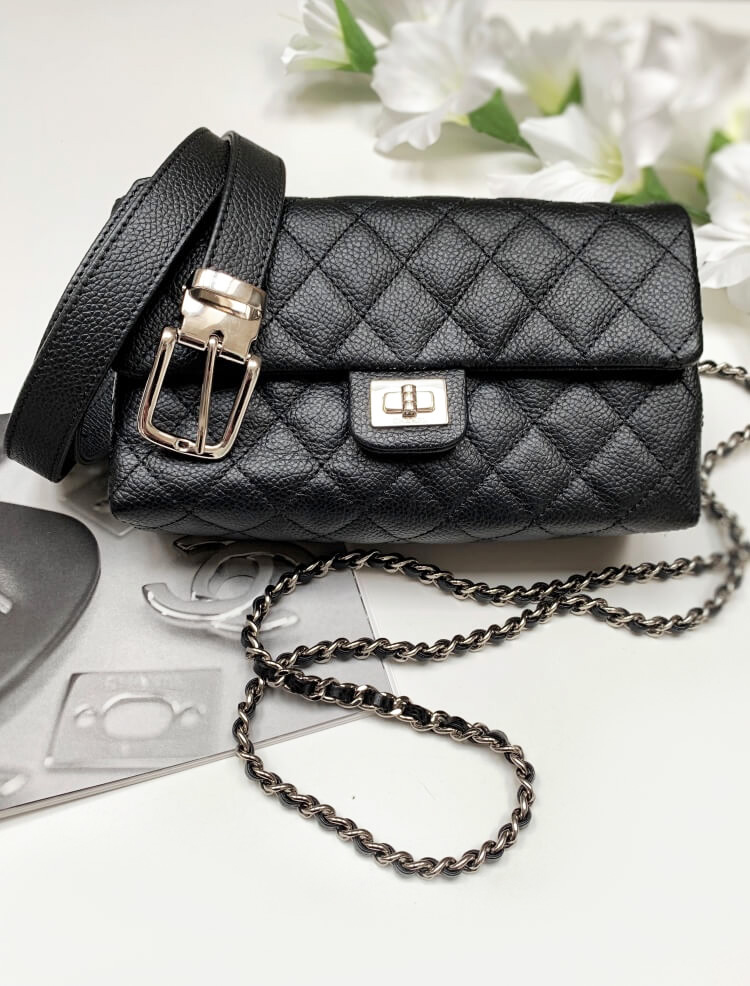 Chanel - Reissue Waist Belt/Crossbody Bag Noir